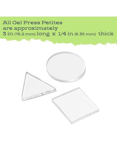 Gel Press Petites 3 Pack - Circle Triangle Square | 10812-CIR - Buy Online on GoSupps.com
