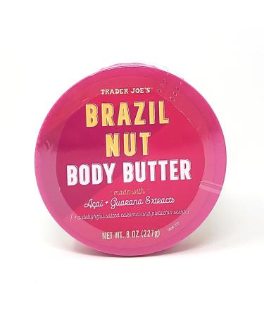 Trader Joe's Brazil Nut Body Butter - Acai & Guarana Extracts 8 Oz (227g) - Buy Online International Shipping Available - Buy Online on GoSupps.com