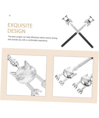 Buy Tovinanna 2-in-1 Back Scratchers for Men Stainless Steel Scratching Tool & Massage Claw Durable Back Massagers for Adults International Shipping Available - Buy Online on GoSupps.com