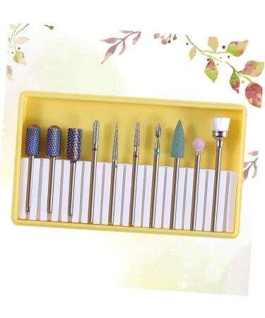 minkissy 3 Sets Nail Drill Replacement Bits Cuticle Drill Bits Nail File Drill Bits Grit Nail Art Supplies Nail Grinding Head Nail Grinding Polisher Gel Nails Bit Sand Set Manicure 5x1cmx3pcs Yellowx3pcs - Buy Online on GoSupps.com