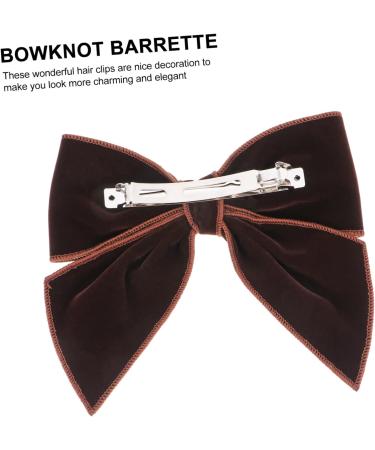 Beaupretty Baby bow hairpin Hair Bows Clips Valentines hair vintage hair bows Hair Bows Barrettes baby bow clips fairy french hair clips Girls Headdress child Velvet cloth decorate Wedding - Buy Online on GoSupps.com