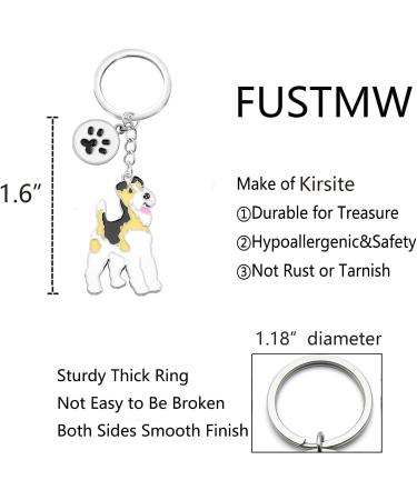 Ensianth Dog Keychain - Perfect Gifts for Dog Lovers | Puppy Paw Print Keyring for Dog Owners - Ideal for Moms & Dads - Buy Online on GoSupps.com