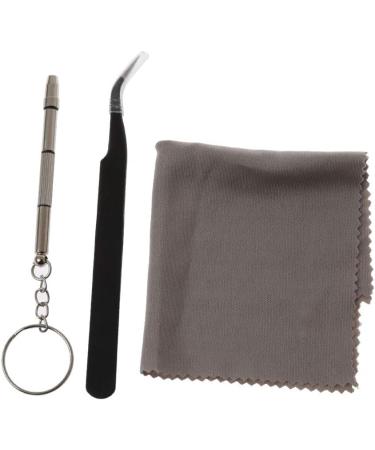 Eyeglass Repair Tool Set | Precision Screwdrivers Screws & Curved Tweezers for Easy Repairs | International Shipping - Buy Online on GoSupps.com