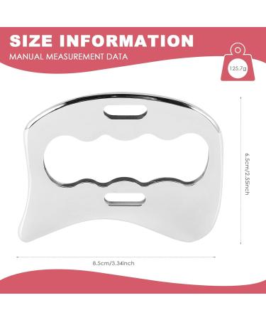 LYNNRICK Stainless Steel Guasha Massage Tool | IASTM Soft Tissue Scraping for Back & Legs - Buy Online on GoSupps.com