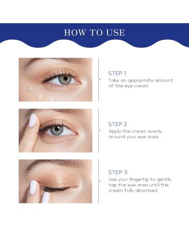 Moisturizing Collagen Peptides Eye Cream Dark Circle Eye Cream Anti Wrinkle Eye Cream With Hydrolyzed Collagen To Reduce Puffiness Crows Feet And Eye Bags Caffeine Eye Cream All Skin Types - Buy Online on GoSupps.com