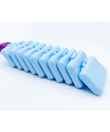 EvaGO Dental Care Orthodontic Wax for Braces - 20 Pieces Blue Mint | Soothing Relief for Braces Wearers - Buy Online on GoSupps.com