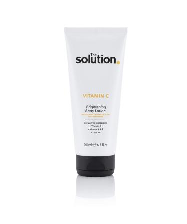 The Solution Vitamin C Brightening Body Lotion 200ml Orange 200 ml (Pack of 1)