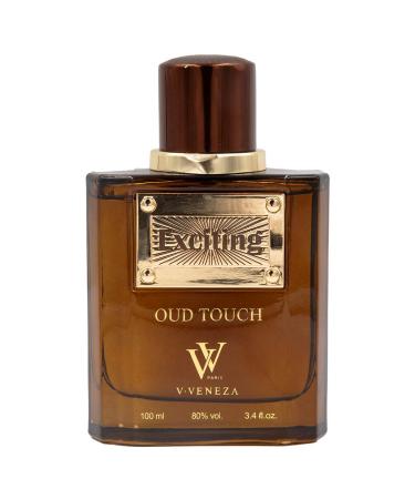 Dumont Exciting Oud Touch - 3.4oz - Eau De Parfum - Unisex Perfume for Men & Women - Rose Sweet Fruity Floral & Musk Scent - Long Lasting Cologne Mist & Body Spray - for Him & Her