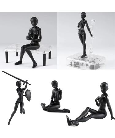 Black GNALLANG Action Figures DX PVC Model Set with Box - Female and Male Characters for Artists - Buy Online on GoSupps.com