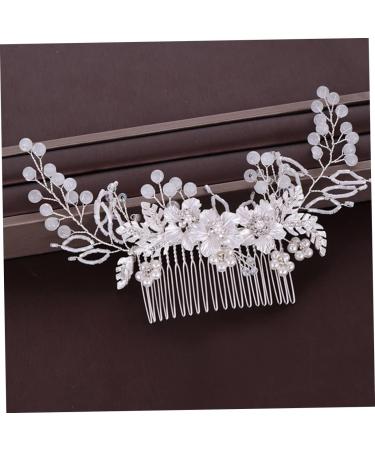 MAGICLULU 1pc Flower Leaf Comb Fashion Hairpin Woman Hair Comb Alloy Hair Decor Hair Accessory Handmade Hair Decor Exquisite Headwear - Buy Online on GoSupps.com
