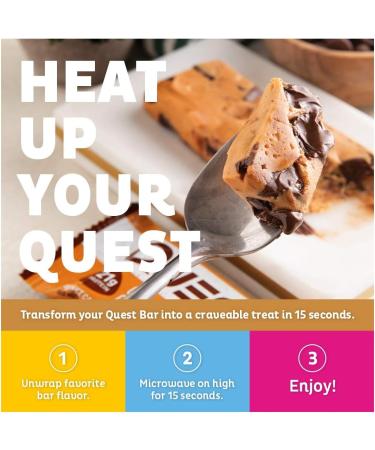 Quest Bar Choc. Chip Cookie Dough | 12 Bars/Box - Buy Now! - Buy Online on GoSupps.com
