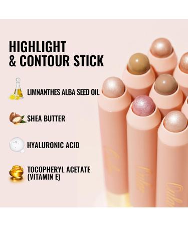 Oulac Contour Stick - Multi-Use Cream Makeup Vegan & Cruelty-Free Matte Finish No Caking C1 Raw Umber - Buy Online on GoSupps.com