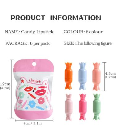 Set of 6 highly pigmented velvety glass lip pens with lipstick - Buy Online on GoSupps.com