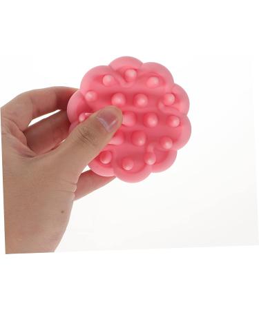 Magiclulu 3ST Silicone Massage Bath Brush - Portable Scalp Massager & Hand Washer for Kids | Pink Travel Accessories - Buy Online on GoSupps.com