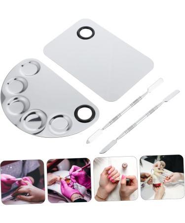 Buy Ipetboom 2 Stainless Steel Makeup Nail Art Tool Set | Professional Makeup Spatula & Manicure Accessories - International Shipping Available - Buy Online on GoSupps.com