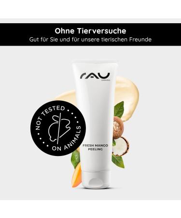 RAU Cosmetics Enzyme Peeling - Fresh Mango Exfoliant for Blackheads & Pimples | Regeneration Booster for Mature Sensitive & Dry Skin - 2.53 Fl Oz - Buy Online on GoSupps.com