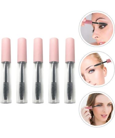 Beavorty 5pcs Mascara Tube Pink Containers Refillable Eyeliner Tube Premium Tubes Eyelash Liquid Bottle 10X1.5X1.5CM Pink - Buy Online on GoSupps.com