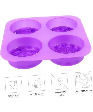 IMIKEYA 6 Pcs Handmade Soap Mold Silicone Flower Molds Tuile Molds Silicone Baking Mold Silicone Rose Mold Silicone Donut Molds Silicone Soap Donut Mould Muffin Roses Purple Silica Gel 3X16.6X16.6CMx6pcs - Buy Online on GoSupps.com