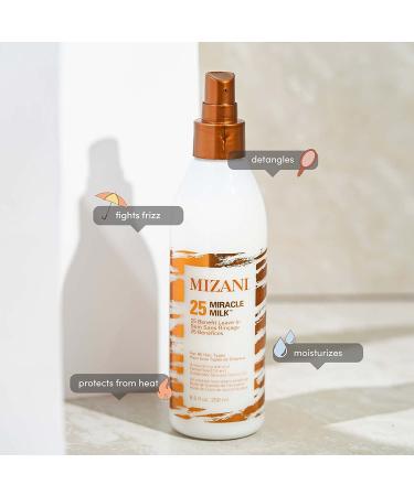 MIZANI 25 Miracle Milk Leave-In Conditioner 8.5 Fl Oz - Moisturizing Detangler Spray for Frizzy & Curly Hair - Buy Online on GoSupps.com