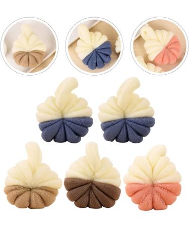 Buy Beaupretty Sensitive Wash 5pcs Shower Ball Scrubber - Two-Color Bath Balls for Adults & Kids | Soft Foam Soap Sponges | Ideal for Bulk Bathing - Buy Online on GoSupps.com