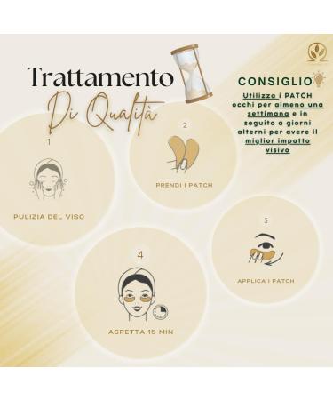 Organic Eye Patch with Hyaluronic Acid and Vitamin B3 | Anti-Wrinkle Moisturizing and Brightening for Dark Circles and Bags | 4 Eye Patches | Made in Italy by Cosmesi degli Dei - Buy Online on GoSupps.com