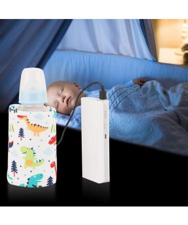 Belissy USB Baby Bottle Warmer - Portable Insulated Bag for Travel - Dinosaur Design - Buy Online on GoSupps.com
