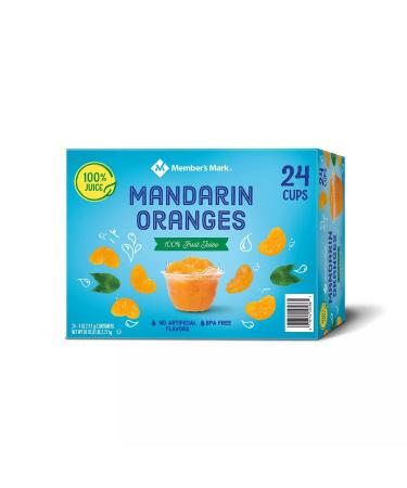 Member's Mark Mandarin Oranges, 4 Ounce (Pack of 24)