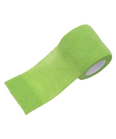 FRCOLOR 10pcs Protective The Tape Stretch Self Adherent Muscle Support Tape Non-Woven Athletic Tape Protective Gear Elasticity Green 450.00X5.00X0.20CM
