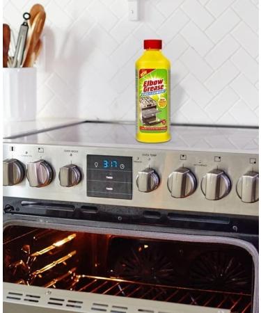 Elbow Grease Oven Cleaning Kit 500ml (Set Contains: 1 x Bottle 1 x Bag 1 X Pair of Gloves) 4Pk + Our Gift for You: Organza Bag Size: 9x7x0.1cm - Buy Online on GoSupps.com