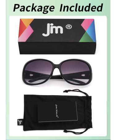 JM Classic Bifocal Reading Sunglasses for Women - Vintage UV Protection Black - 1.75x Outdoor Glasses - Buy Online on GoSupps.com