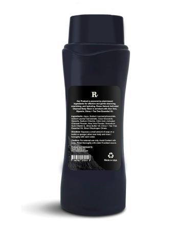 Natural Activated Charcoal Body Wash | Citrus & Tea Tree | Refreshing Cleanse for All Skin Types - Shop Internationally - Buy Online on GoSupps.com