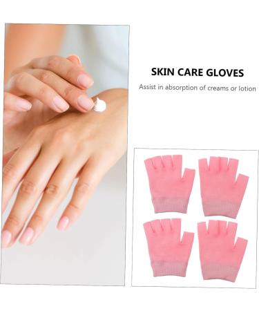 Mikinona 2 Pairs Gel Gloves Dry Hand Gloves Moisturizing Hand Gloves Cotton Moisturising Gloves Moisturising Gloves for Hand Moisturizing Gloves Dry Hands Half Finger Gloves Dipping 16X13X1CM - Buy Online on GoSupps.com