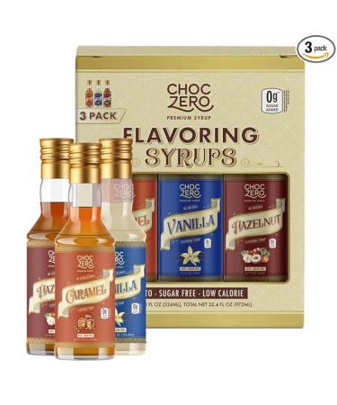 ChocZero Sugar Free Syrup Variety - 10.8 Fl Oz - Pack Of 3