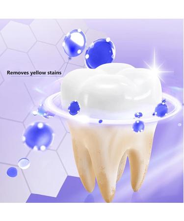 Purple Toothpaste for Teeth Whitening Purple Whitening Toothpaste Tooth Stain Removal Colour Corrector 50ml - Buy Online on GoSupps.com