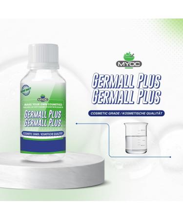  MYOC Germall Plus Natural Preservative Clear Liquid Broad Spectrum Natural Preservative Suitable for Making Soap Conditioners Lotion Creams and More (60 ml (2 Fl Oz)) - Buy Online on GoSupps.com