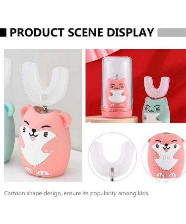 UOOD Kids U Shaped Electric Toothbrush 360 Automatic Whitening Rechargeable Sonic Toothbrush Auto Brush for Children (Color : Pink Size : 2-7 Years Old) - Buy Online on GoSupps.com