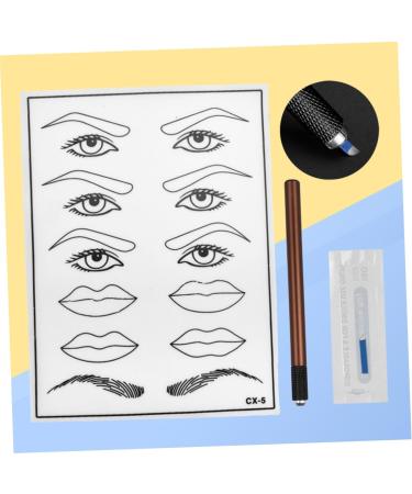 DRESSOOS Embroidery Kit Practice Skin Kit Suite Manual Pen Coffee - Buy Online on GoSupps.com