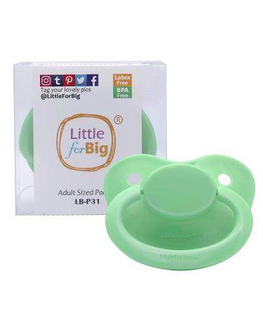LittleForBig Pacifier BigShield Gen-1 MintGreen - Adult Pacifier for ABDL Community - Buy Online on GoSupps.com