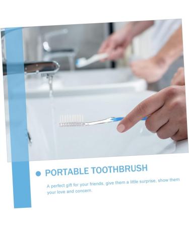 Ultechnovo 50-Pack Disposable Toothbrushes with Toothpaste - Mini Travel Dental Accessories | Eco-Friendly Travel Toothbrushes - Buy Online on GoSupps.com