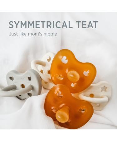 Natural Rubber Pacifier for Newborns | Symmetrical Design - Milky White (0+ Months) | Single Pack - Buy Online on GoSupps.com