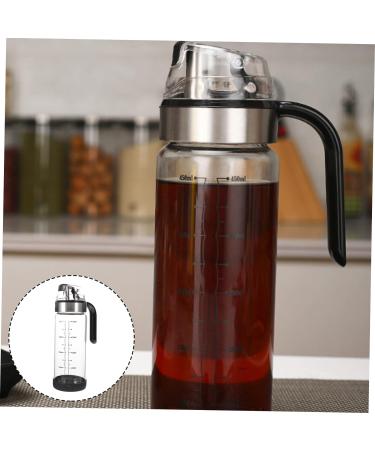 Zerodeko Soy Sauce Pot Soy Sauce Container 3pcs Automatic Opening and Closing Oiler 304 Stainless Steel Glass Oil Liquid Kitchen Vinegar Jars Glass Oil Dispenser 22X7X7CMx3pcs As Shownx3pcs - Buy Online on GoSupps.com