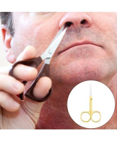 IOIUSKKU Nail Cuticle Nippers Stainless Steel Scissors Eyebrow Trimmer Trimming Tool Spray Gold - Buy Online on GoSupps.com
