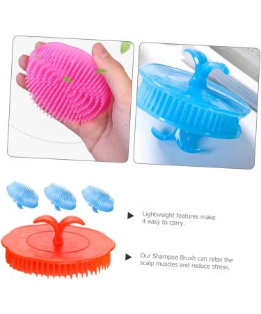 Shop Tovinanna Silicone Scalp Massager - 4-Piece Massage Shampoo Brush for Stress Relief & Hair Care | International Shipping - Buy Online on GoSupps.com