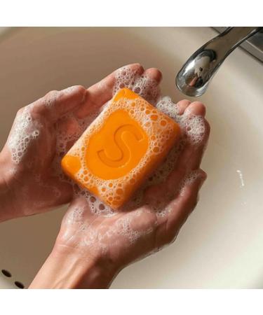 Natural Soap - Scented Moisturizing Shower Soap | Eliminates Odors 100g for Body Hygiene Face Hands Feet Armpits Bathroom - Buy Online on GoSupps.com