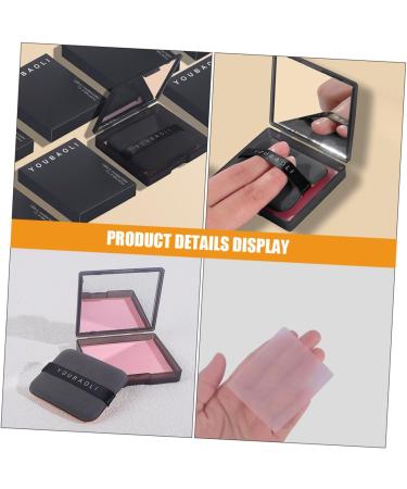 minkissy 2 Sets Oil Absorbing Paper with Puff Face Cleaning Papers Blotting Paper Makeup Oil-absorbing Papers Face Oil Absorbing Paper Facial Oil Absorbing Paper Oil Absorbing Tools - Buy Online on GoSupps.com