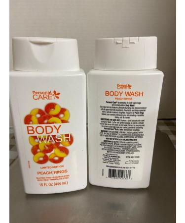 Personal Care Body Wash Peach Rings (2 EA 15 Oz)