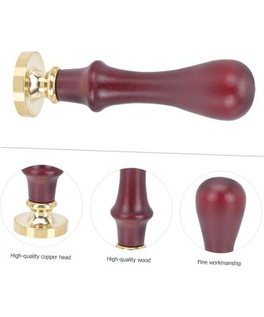 WRITWAA 1 Piece Dispenser Plate Tools Press Shade Delicate Makeup Press Tool Delicate Pestle Pre Presses Sealing Mold Powder Seal Makeup Tool Wooden Handle Brown Brown - Buy Online on GoSupps.com