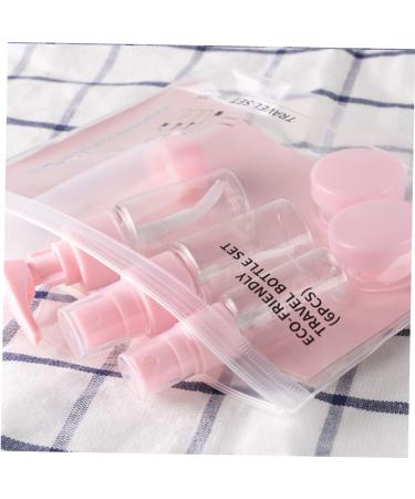 minkissy 1 Transparent Container Empty Bottle Container Small Spray Bottle Container Toner Spray Bottle Portable Sprinkling Bottle Travel Cosmetic Nine Piece Set 9X2cm Pink - Buy Online on GoSupps.com