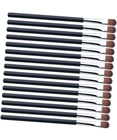 OHPHCALL 100pcs Eye Shadow Brush Makeup Supplies Face Tools Cosmetics Eye Brush Washing Capsules Plastic 13.3X0.9CM As Shown