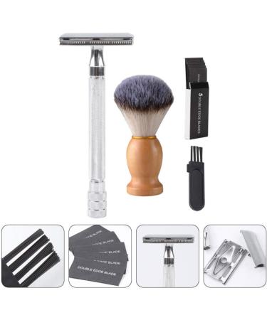 Shop Minkissy Vintage Manual Razor Set | Portable Beard Shaver & Double-Sided Safety Razor for Men - International Shipping Available - Buy Online on GoSupps.com
